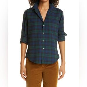 Frank & Eileen Blue and Green Plaid Button Down Shirt
